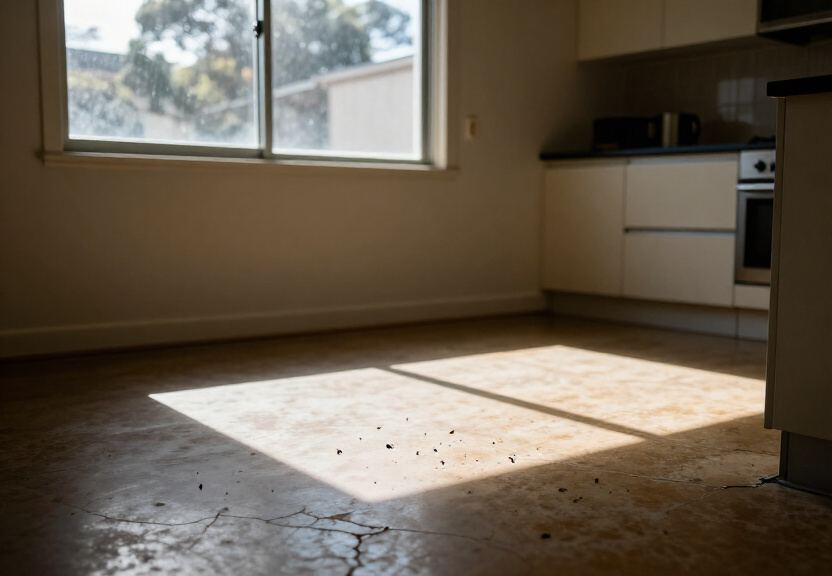 Ants in wall cavities of a Marrickville home before treatment